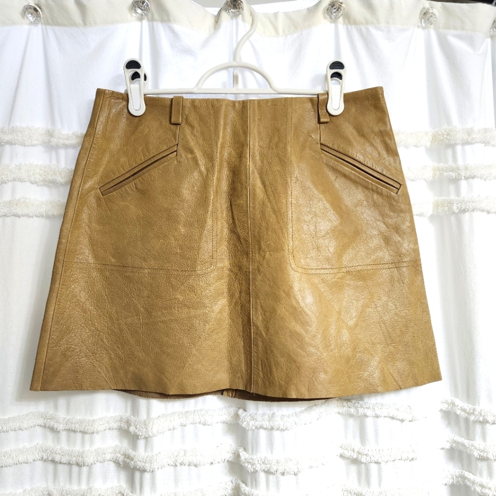 Joie, Bnwt, Leather Mini Skirt. Size Small. FINAL PRICE!